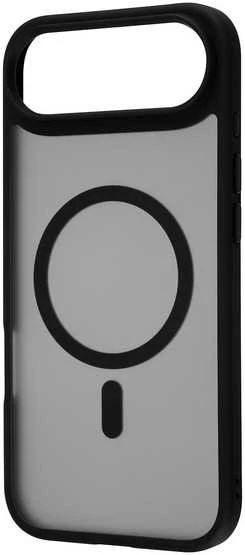 „FoneKit MagSafe Soft Touch“ apsauginis dėklas, „iPhone Air“, juodas/pilkas