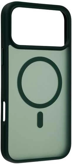 „FoneKit MagSafe Soft Touch“ apsauginis dėklas, „iPhone 17 Pro“, tamsiai žalias