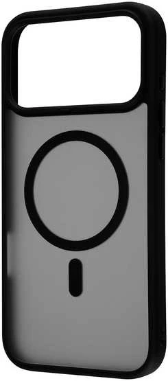 „FoneKit MagSafe Soft Touch“ apsauginis dėklas, „iPhone 17 Pro“, juodas/pilkas