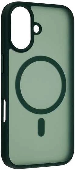 „FoneKit MagSafe Soft Touch“ apsauginis dėklas, iPhone 17, tamsiai žalias