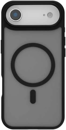 „FoneKit MagSafe Soft Touch“ apsauginis dėklas, „iPhone Air“, juodas/pilkas