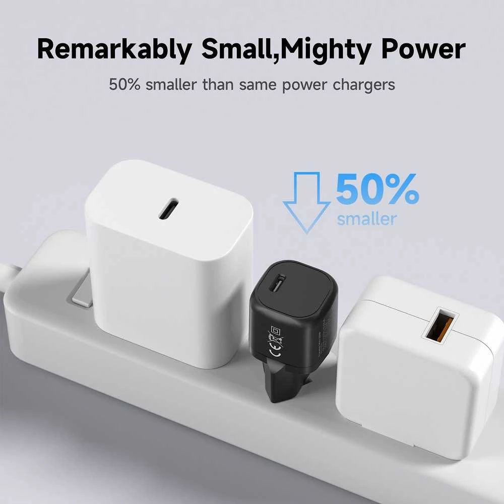 FoneKit Mini 20 W pikalaturi, USB-C, musta