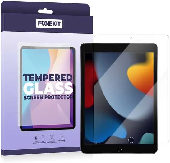 FoneKit-panssarilasi, iPad 7 / 8 / 9 / 10.2 (2019-21) (10,2”)