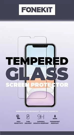 „FoneKit“ grūdintas stiklas, skirtas „iPhone 15 Pro Max“ / „15 Plus“