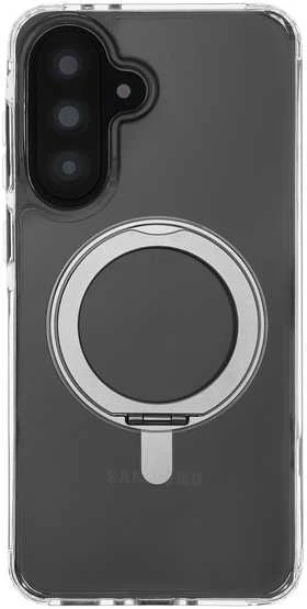 Dėklas FoneKit Premium Kickstand MagSafe suojakuori jalustalla, Samsung Galaxy A37, läpinäkyvä