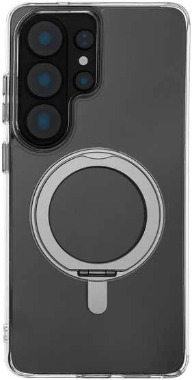 Dėklas FoneKit Premium Kickstand MagSafe suojakuori jalustalla, Samsung Galaxy S26 Ultra, läpinäkyvä