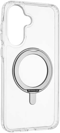 Dėklas FoneKit Premium Kickstand MagSafe suojakuori jalustalla, Samsung Galaxy A57, läpinäkyvä
