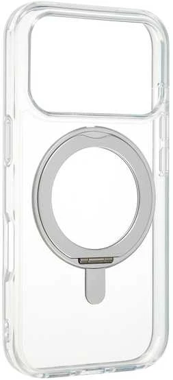 Dėklas FoneKit Premium Kickstand MagSafe suojakuori jalustalla, iPhone 17 Pro, läpinäkyvä