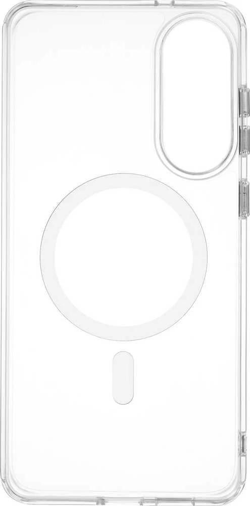 Dėklas FoneKit Premium MagSafe suojakuori, Samsung Galaxy S25 Edge, läpinäkyvä