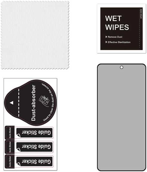 FoneKit Privacy+ viso dangčio grūdintas stiklas, OnePlus 13R, juodas