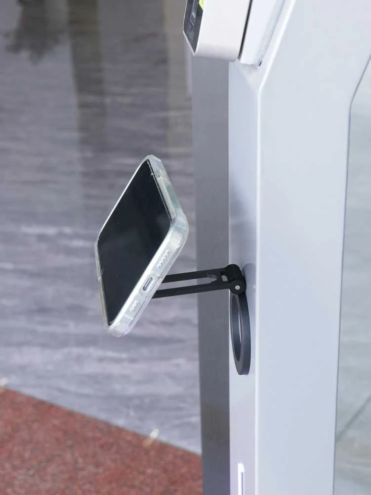 „FoneKit“ sulankstomas „Dual Magsafe“ suderinamas telefono laikiklis, juodas
