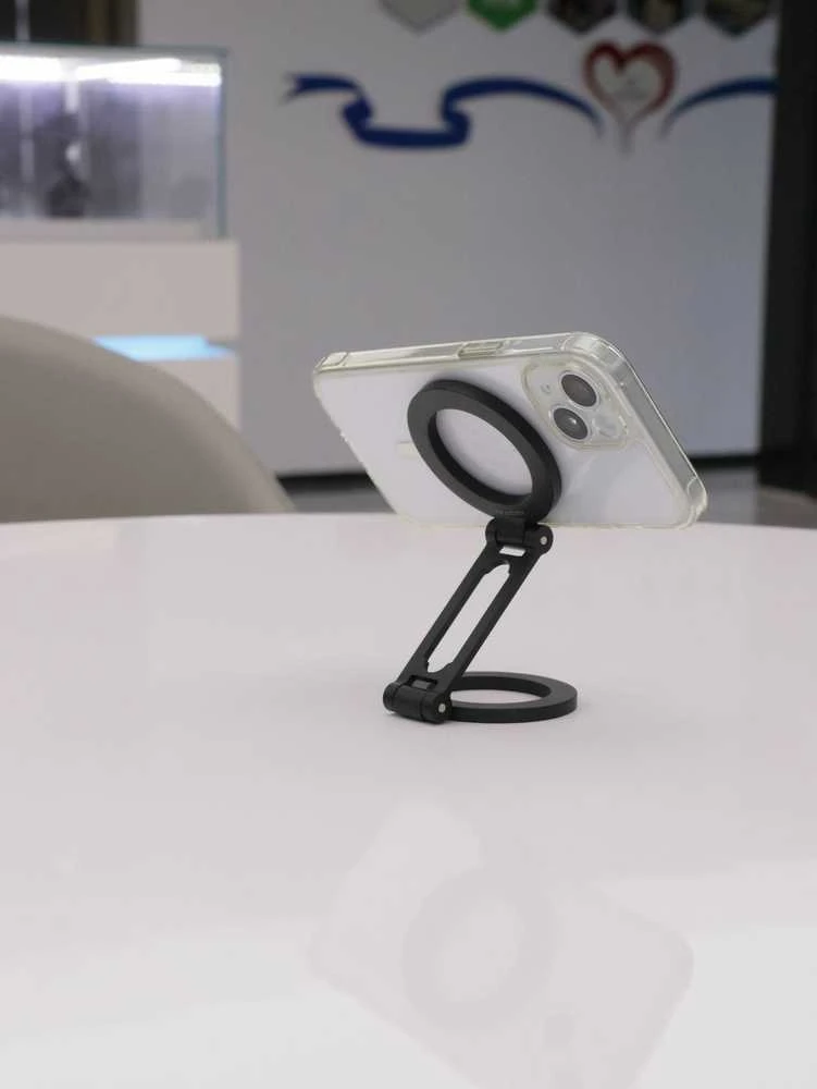 „FoneKit“ sulankstomas „Dual Magsafe“ suderinamas telefono laikiklis, juodas