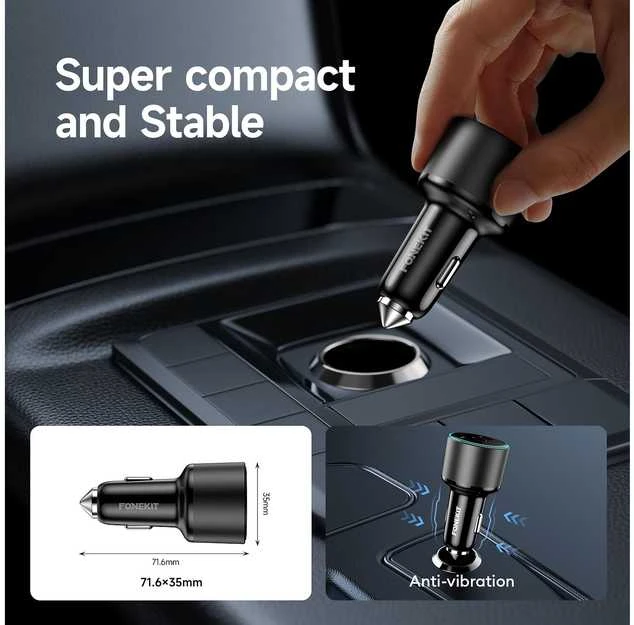 FoneKit Travel 84W -autolaturi
