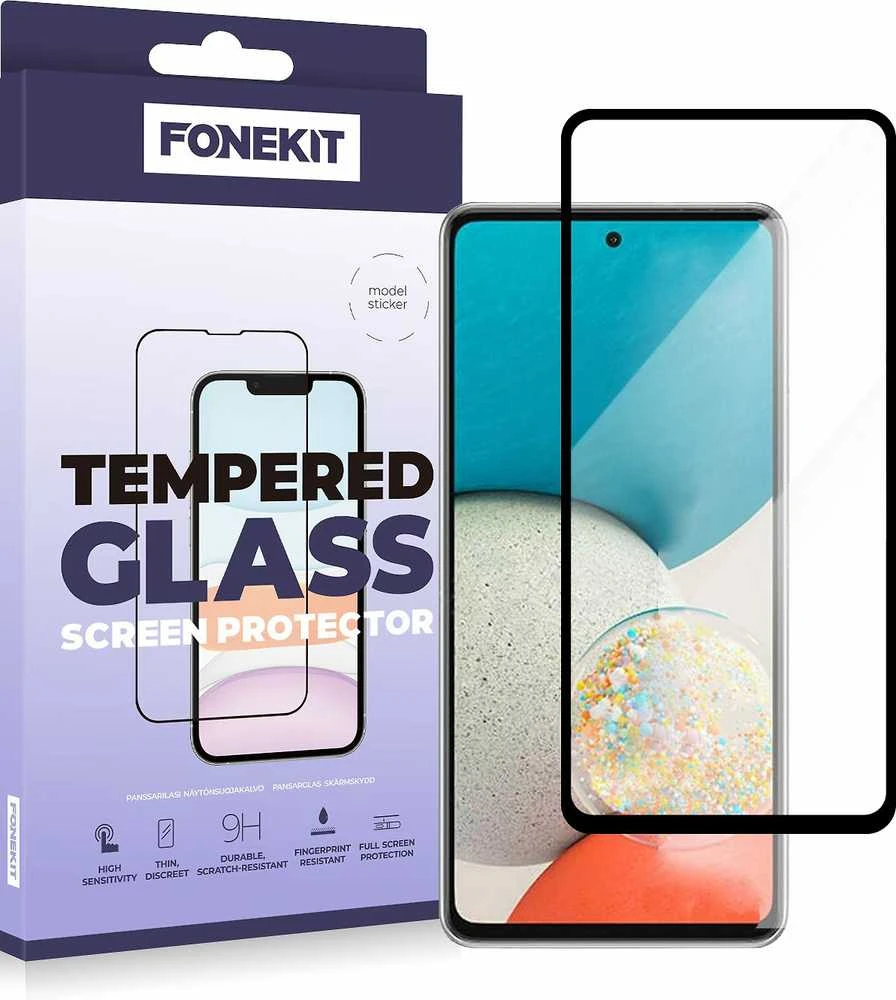 FoneKit viso dangčio grūdintas stiklas, Samsung Galaxy A53