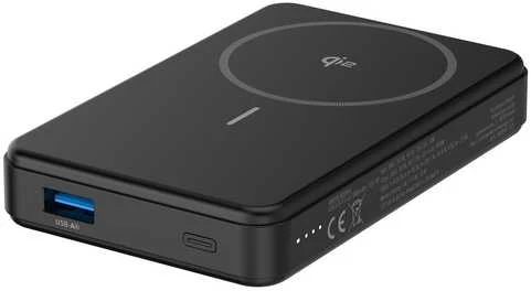 FoneKit Wireless 10K PD20W Qi2 varavirtalähde, 10 000 mAh, musta
