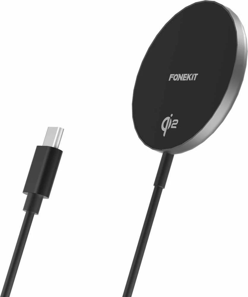Black Point FoneKit WP-15Q2 -langaton Qi2-latausalusta magneetilla, musta