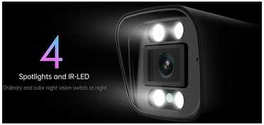 Foscam V4EC STARLIGHT 4MP Balta