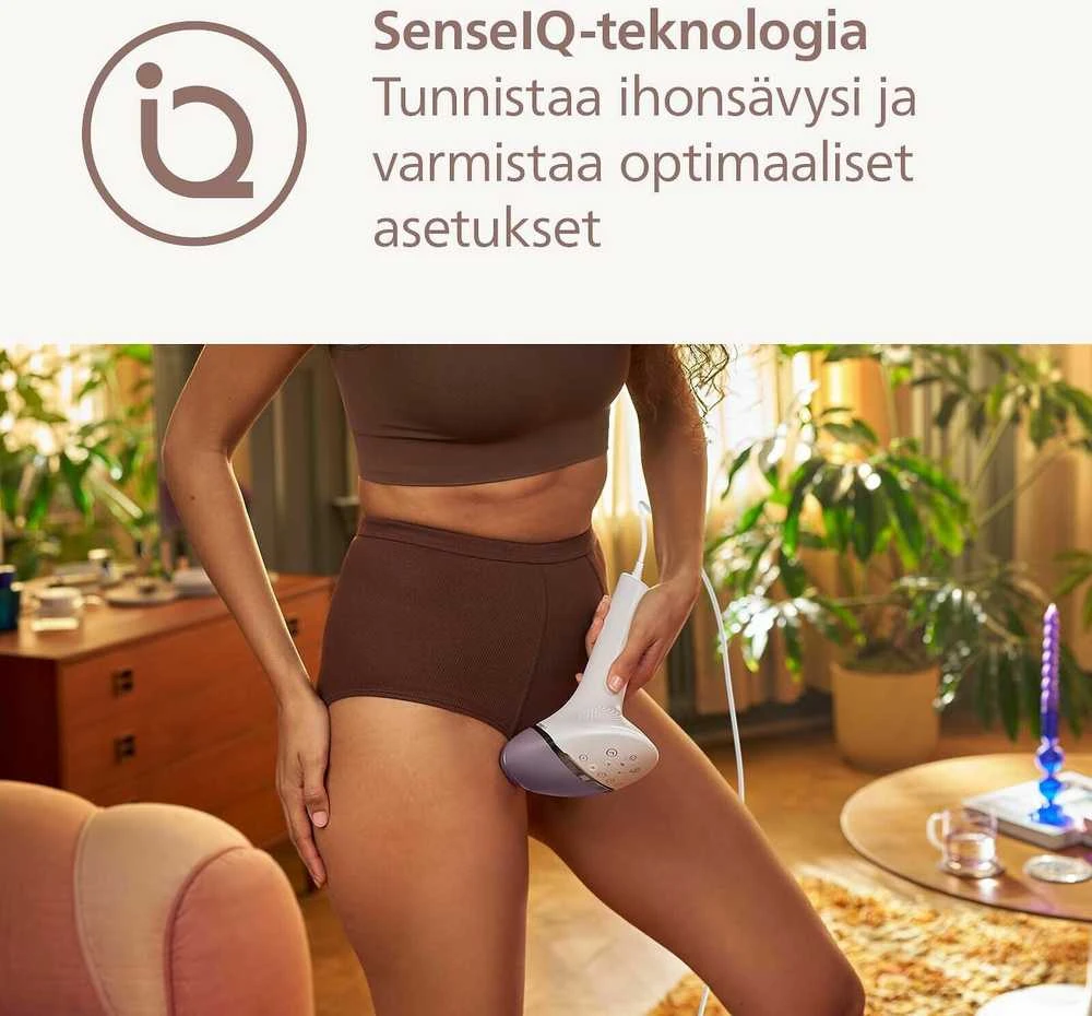 Fotoepiliatorius Philips Lumea IPL 8000 Series IPL plaukelių šalinimo prietaisas su „SenseIQ“ BRI947/00