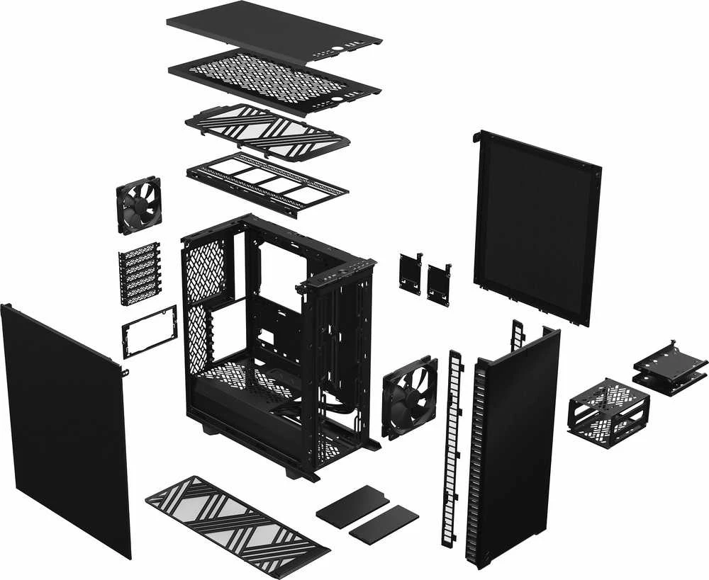„Fractal Design“ | „Define 7 Compact“ | Juodas | ATX | ATX