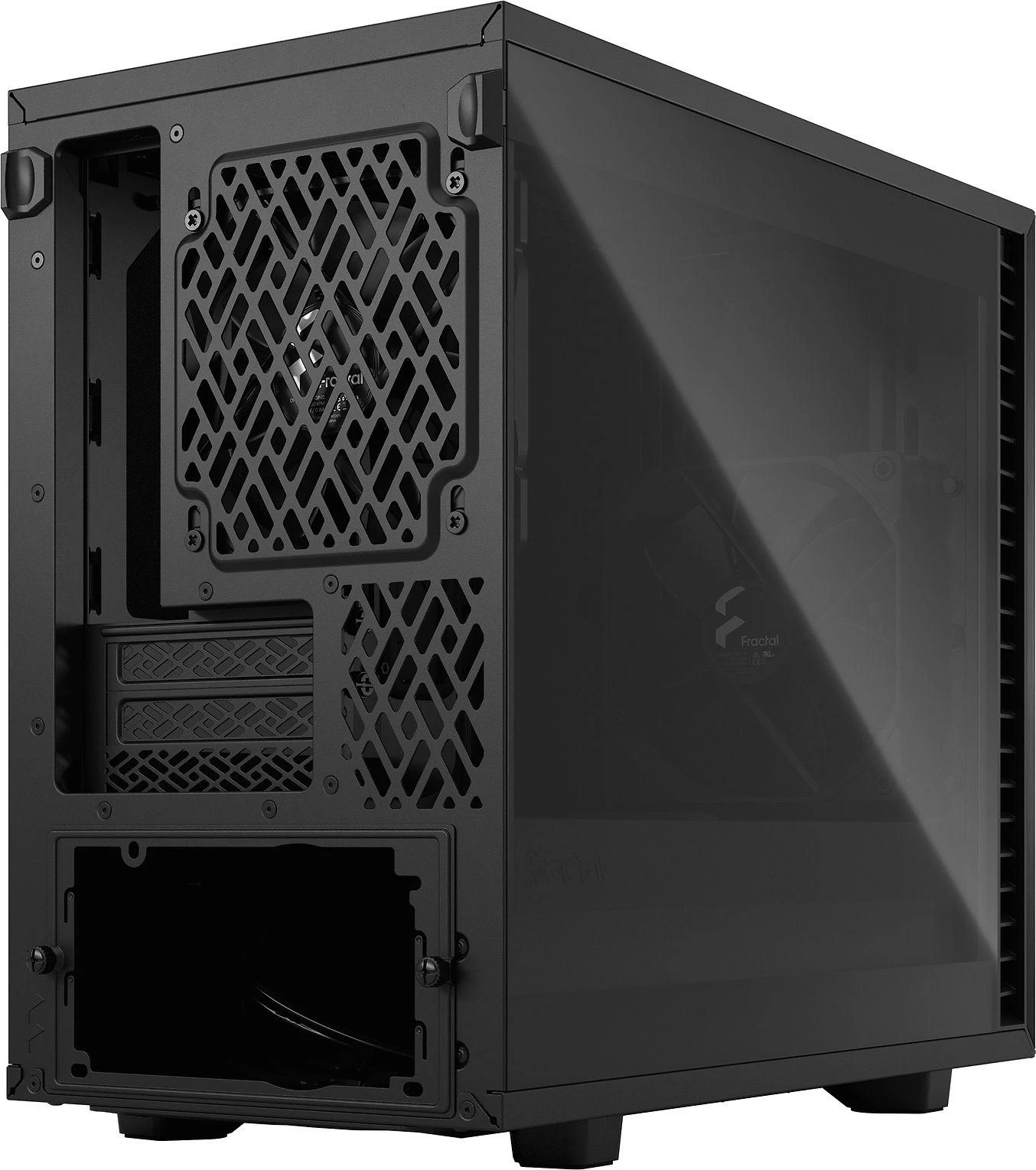 „Fractal Design“ | „Define 7 Nano“ | Šoninis langas | Juodas TG Light Tint | Mini ITX, Mini-DTX | ATX