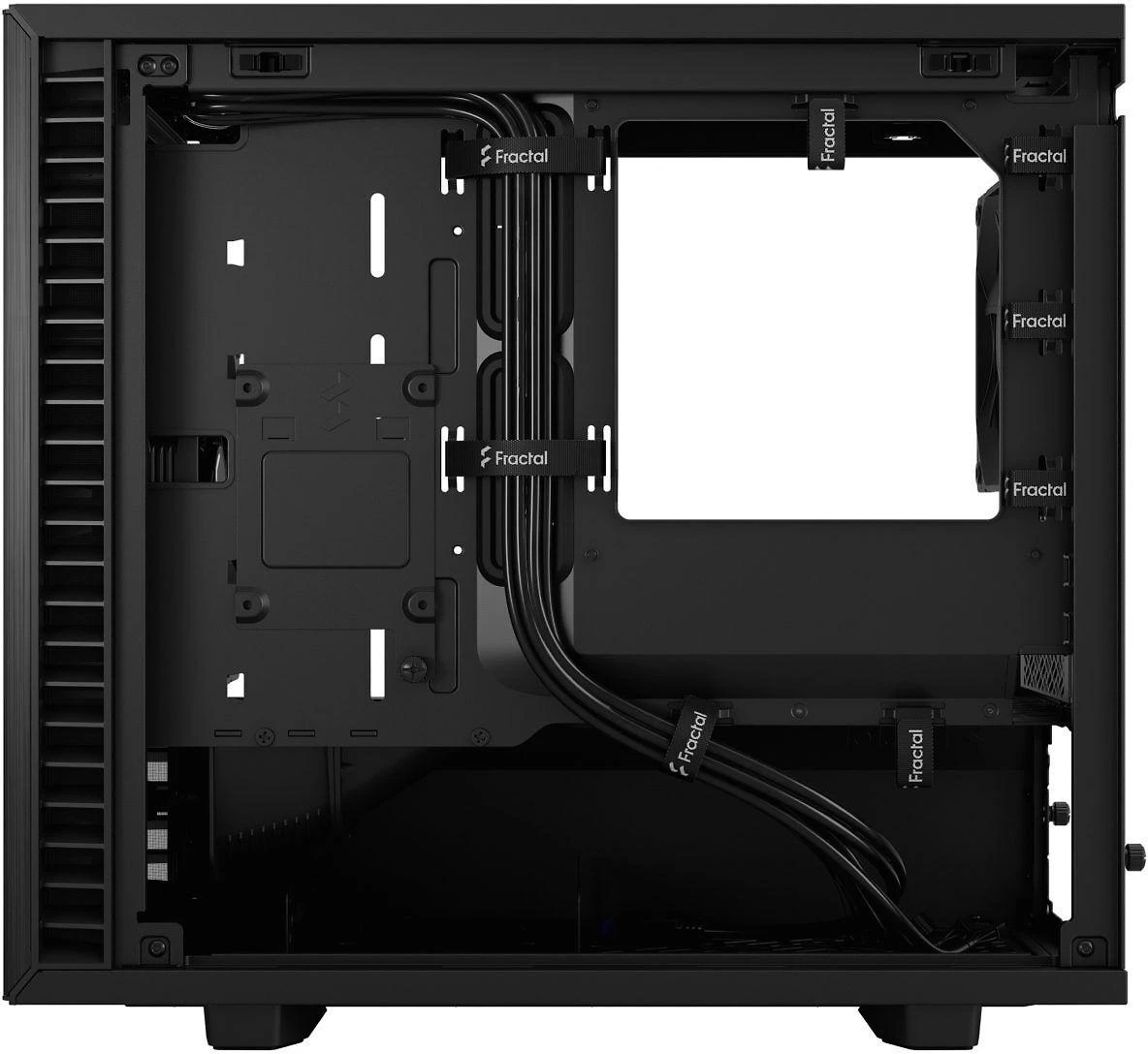 „Fractal Design“ | „Define 7 Nano“ | Šoninis langas | Juodas TG Light Tint | Mini ITX, Mini-DTX | ATX