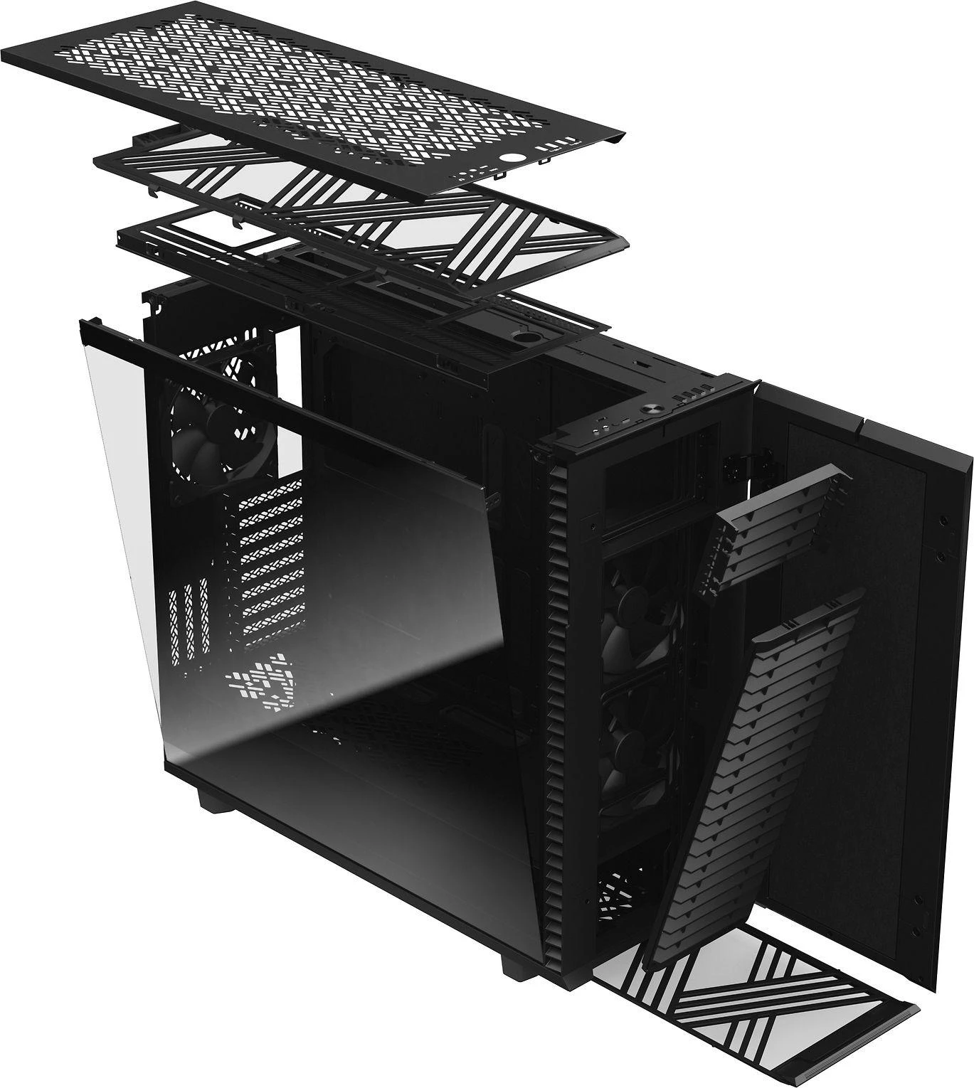 Fractal Design Define 7 XL „Midi Tower“ Juoda