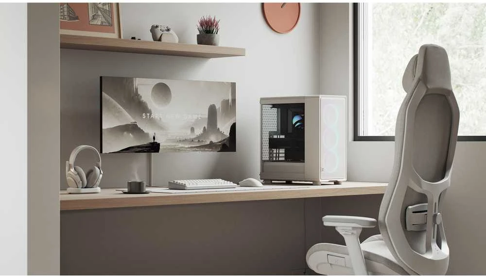 „Fractal Design“ korpusas | „Epoch“ | „Baltas TG RGB Clear Tint“ | ATX