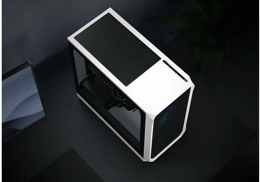 „Fractal Design“ | „Focus 2“ | Šoninis langas | RGB Baltas TG skaidraus atspalvio | Midi bokštas | ATX