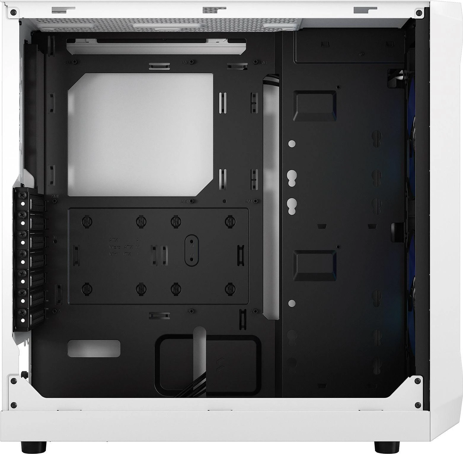 „Fractal Design“ | „Focus 2“ | Šoninis langas | RGB Baltas TG skaidraus atspalvio | Midi bokštas | ATX