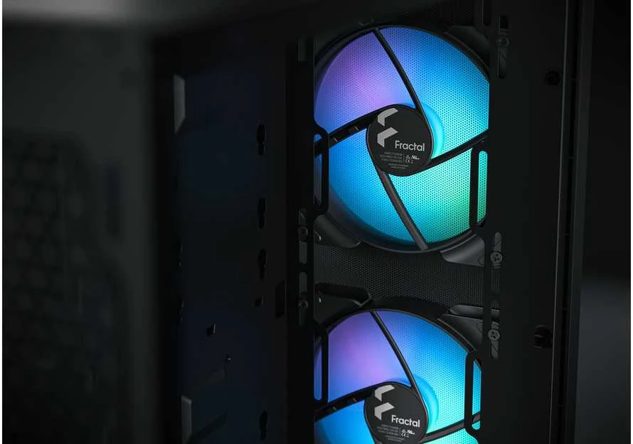 „Fractal Design“ | „Focus 2“ | Šoninis langas | RGB Juodas TG skaidraus atspalvio | Midi bokštas | ATX