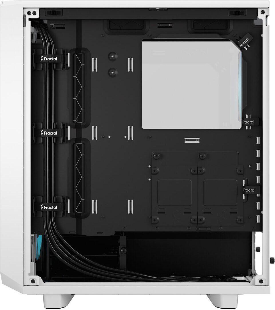 „Fractal Design“ | „Meshify 2 Compact RGB“ | Šoninis langas | „Baltas TG Clear“ | Vidutinio dydžio bokštas | ATX