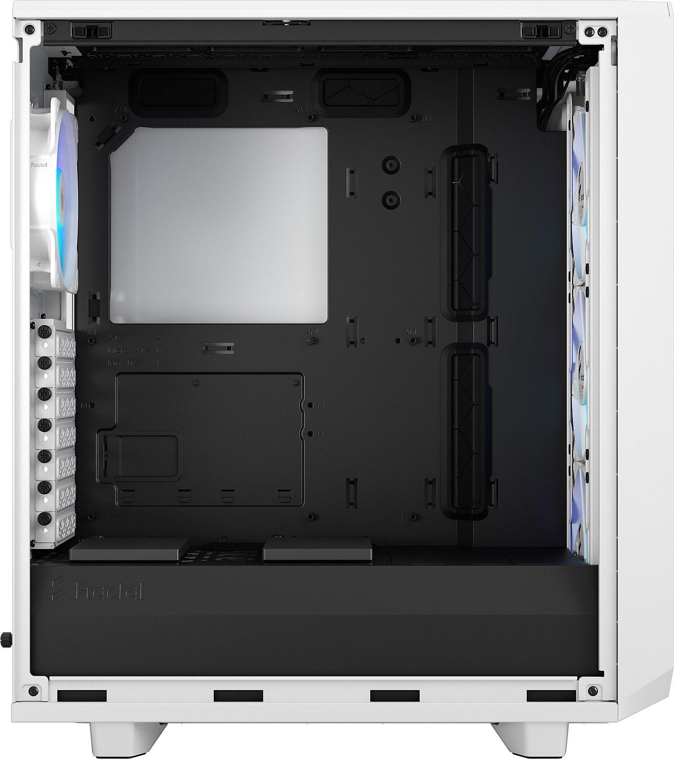 „Fractal Design“ | „Meshify 2 Compact RGB“ | Šoninis langas | „Baltas TG Clear“ | Vidutinio dydžio bokštas | ATX