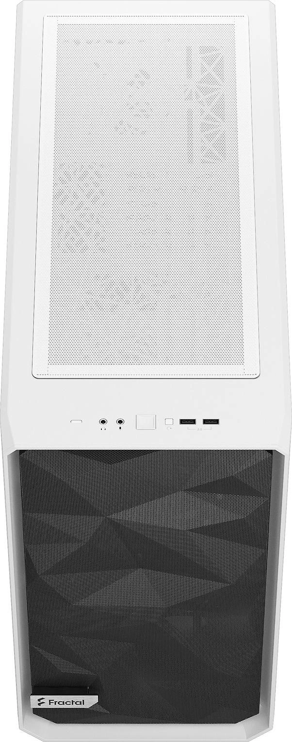 Fractal Design Fraktalų dizainas | Meshify 2 Lite TG Clear | Šoninis langas | Baltas | E-ATX | Įtrauktas maitinimo šaltinis Nr. | ATX