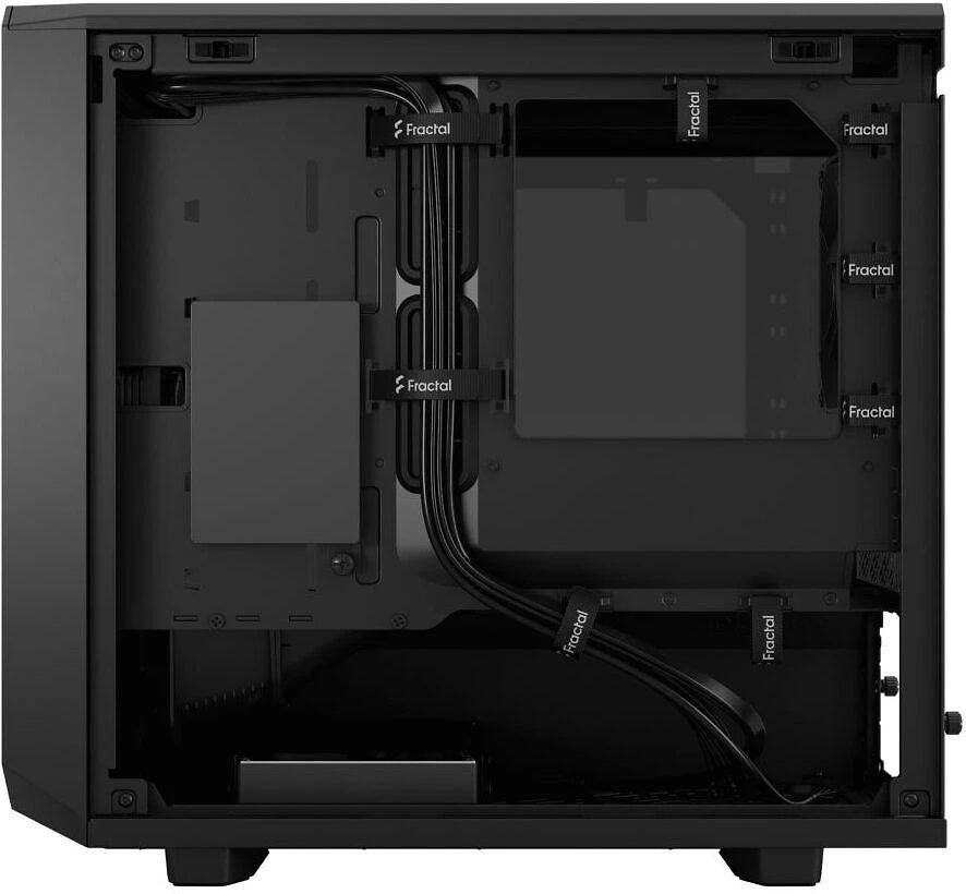 „Fractal Design“ | „Meshify 2 Nano“ | Šoninis langas | Juodas TG, tamsus atspalvis | ITX | ATX
