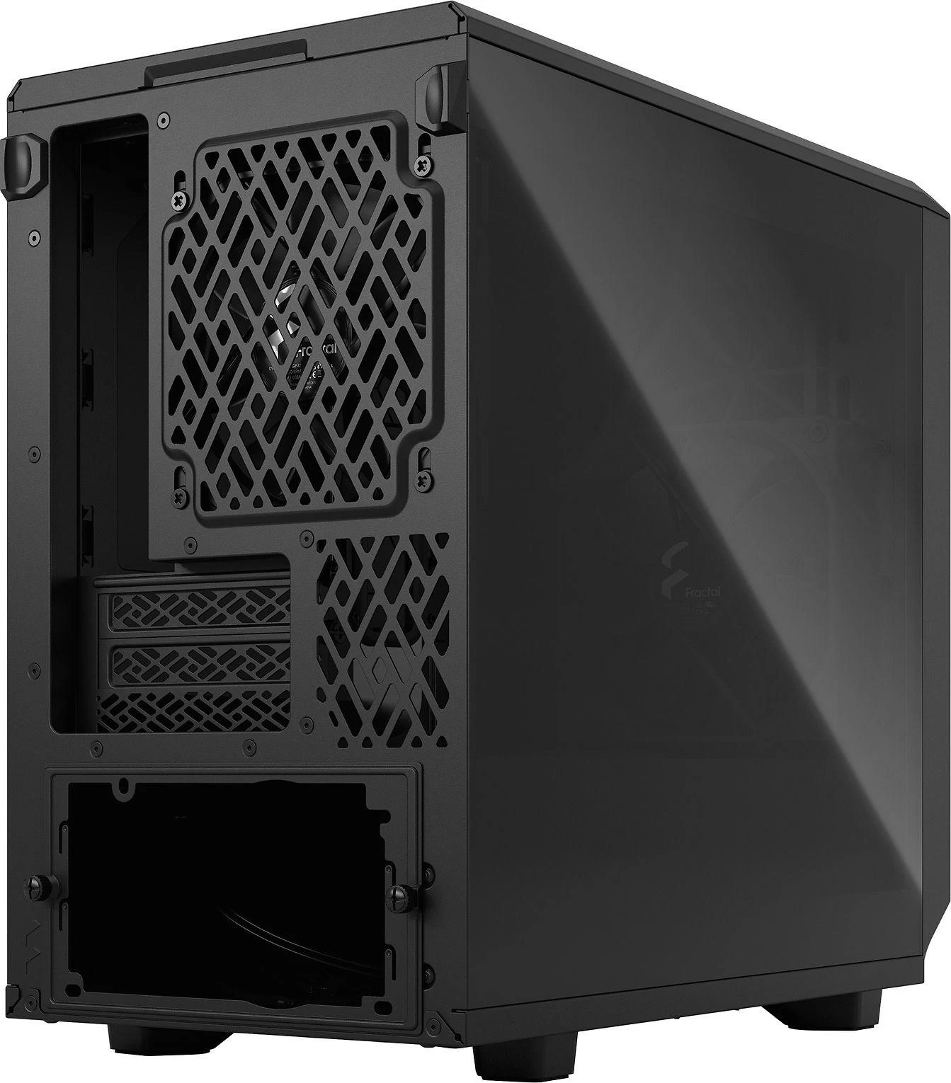 „Fractal Design“ | „Meshify 2 Nano“ | Šoninis langas | Juodas TG, tamsus atspalvis | ITX | ATX