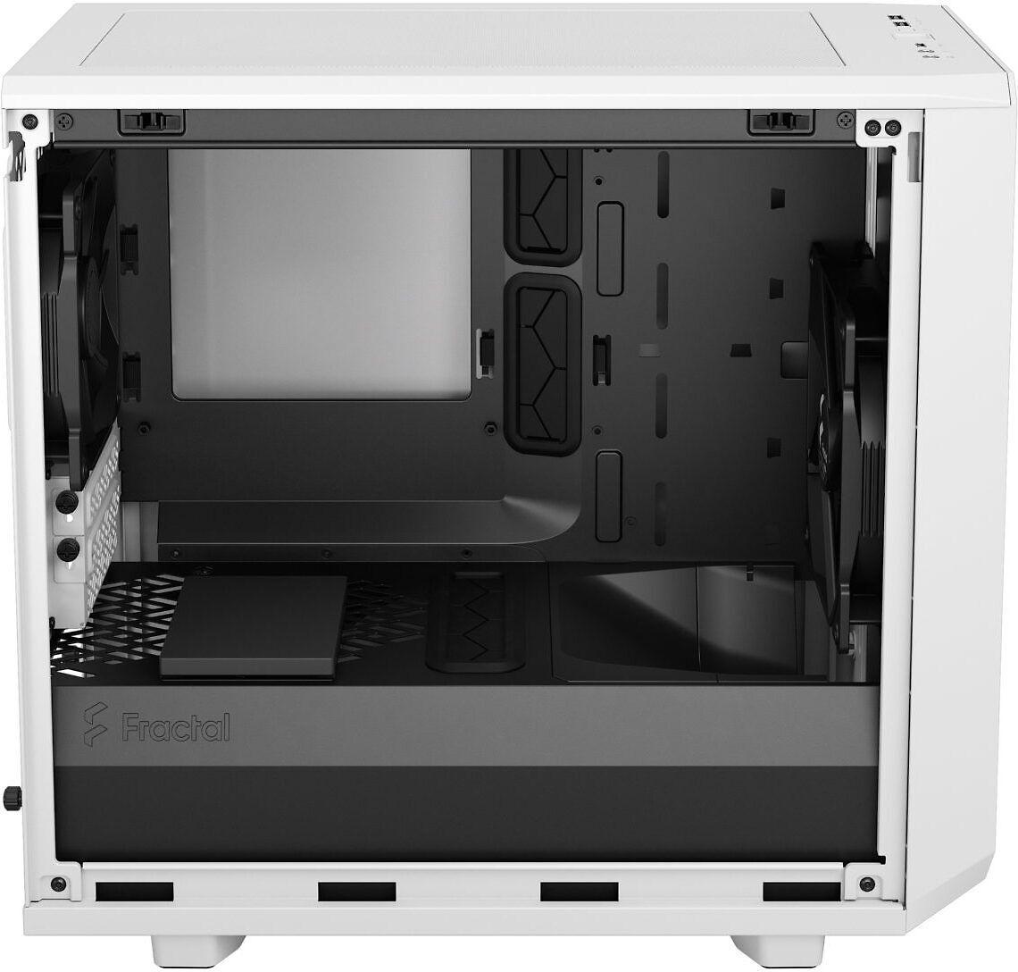 „Fractal Design“ | „Meshify 2 Nano“ | Šoninis langas | Baltas TG skaidrus atspalvis | ITX | ATX