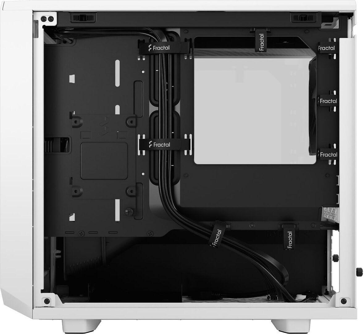 „Fractal Design“ | „Meshify 2 Nano“ | Šoninis langas | Baltas TG skaidrus atspalvis | ITX | ATX
