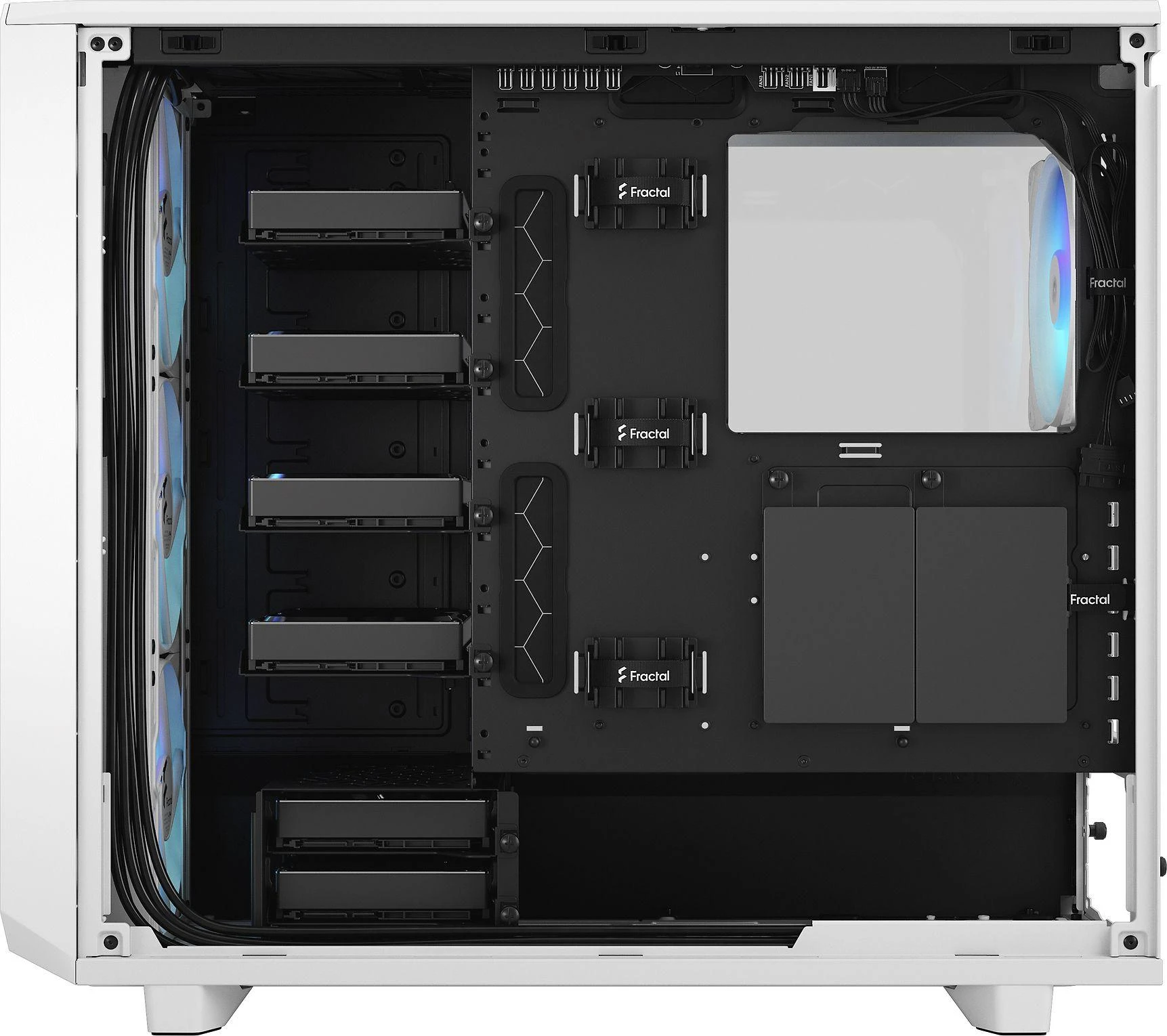 Fractal Design | Meshify 2 RGB TG Clear Tint | Side window | E-ATX | ATX | Baltas