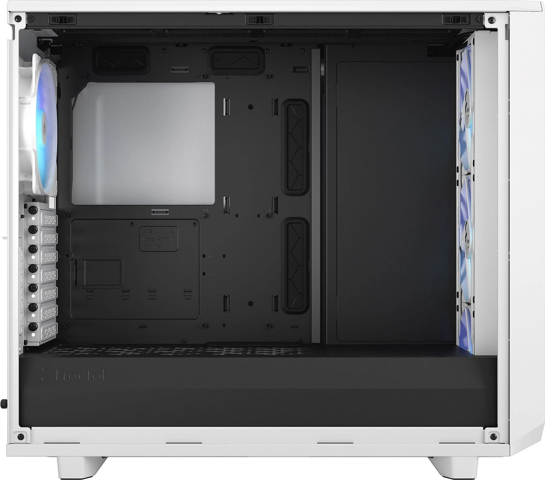 Fractal Design | Meshify 2 RGB TG Clear Tint | Side window | E-ATX | ATX | Baltas