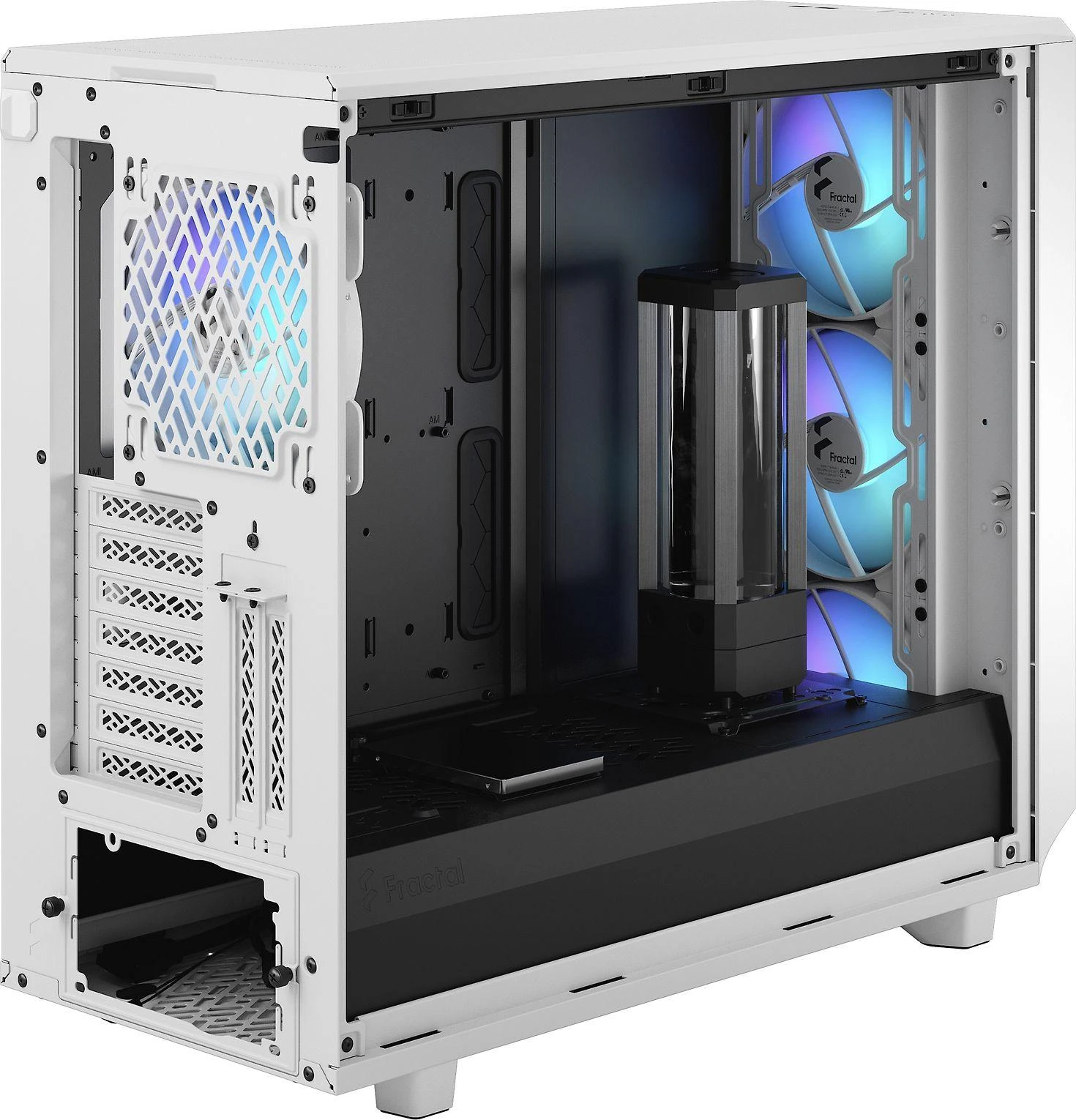 Fractal Design | Meshify 2 RGB TG Clear Tint | Side window | E-ATX | ATX | Baltas