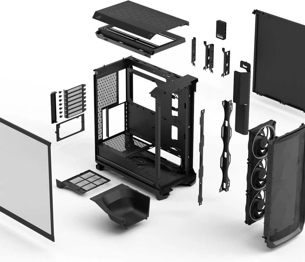 Fractal Design Meshify 3 | ATX | Ambience Pro RGB Juodas TG Light Tint