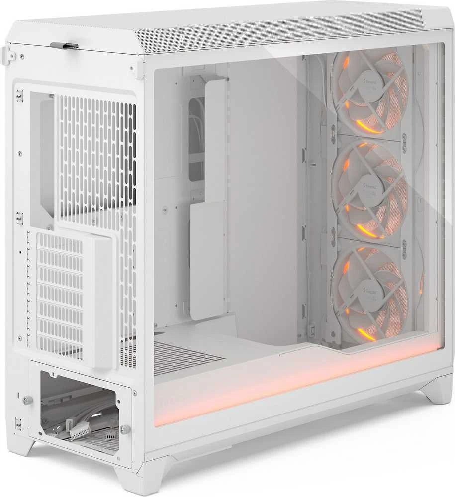 „Fractal Design Meshify 3 XL“ | „Ambience Pro RGB Baltas TG Clear Tint“ | ATX
