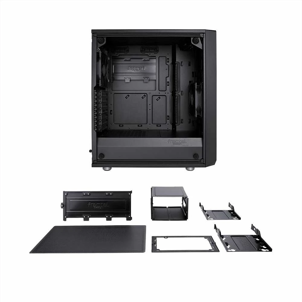 „Fractal Design“ | „Meshify C“ | FD-CA-MESH-C-BKO | Juodas | ATX | ATX