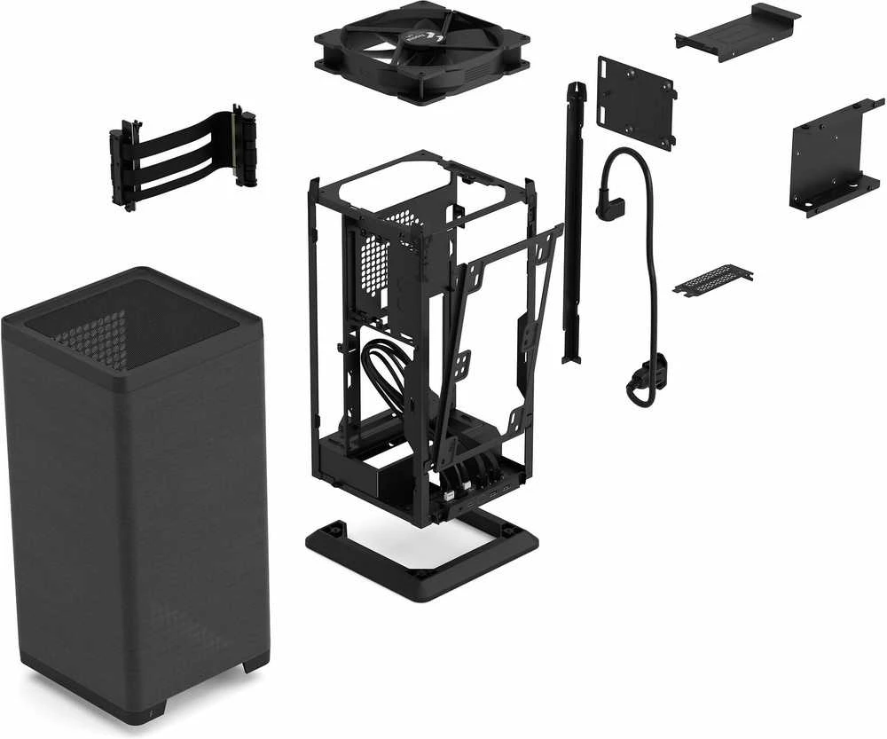 Fractal Design Computer Case | Mood | mITX | Juodas