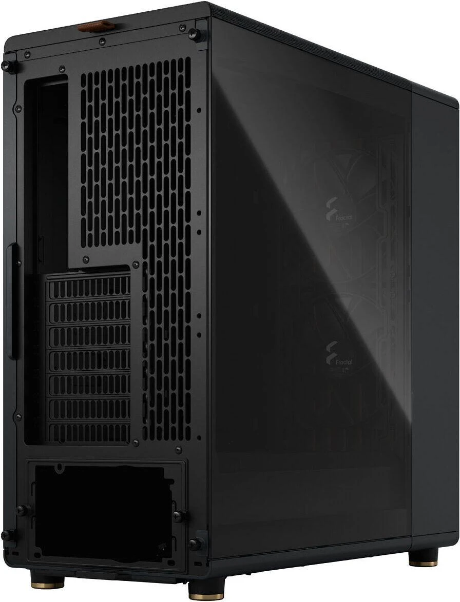 „Fractal Design“ | „North“ | Tamsaus atspalvio, anglies spalvos | Juodas TG | ATX