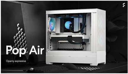 „Fractal Design“ | „Pop Air RGB“ | Šoninis langas | „Baltas TG Clear Tint“ | ATX, mATX, Mini ITX | ATX