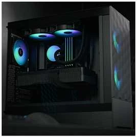„Fractal Design“ | „op Air RGB“ | Šoninis langas | Juodas TG skaidraus atspalvio | ATX, mATX, Mini ITX | ATX