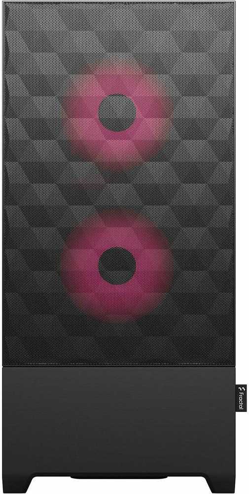 Fractal Design Pop Air RGB Magenta Core TG ATX-kotelo ikkunalla, musta/magenta