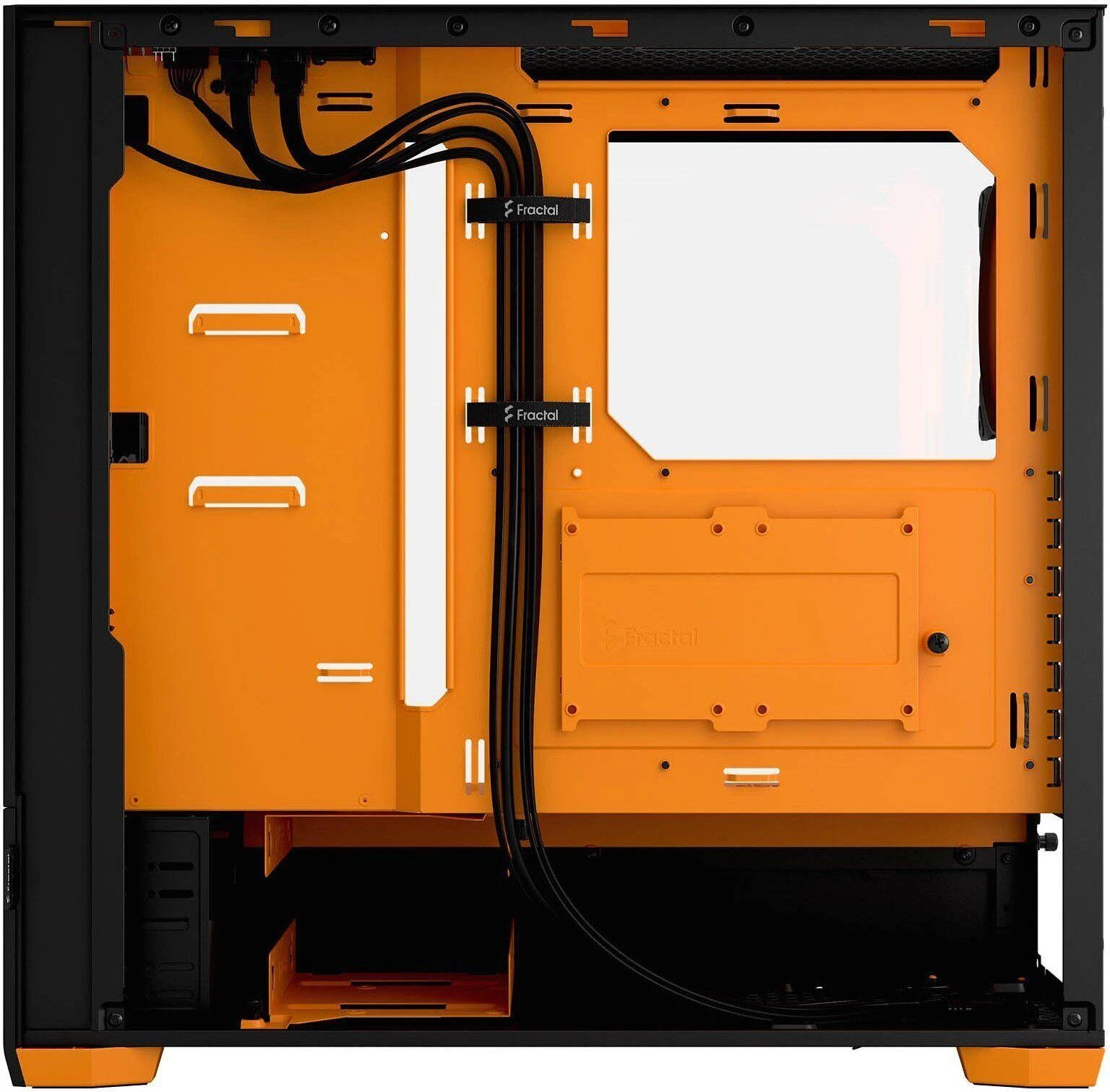 „Fractal Design“ | „Pop Air RGB“ | Šoninis langas | Oranžinis „Core TG Clear Tint“ | ATX, mATX, Mini ITX | ATX