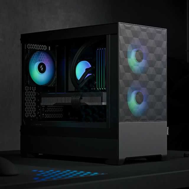 „Fractal Design“ | „Pop Mini Air RGB“ | Šoninis langas | Juodas TG skaidraus atspalvio | mATX, Mini ITX | ATX